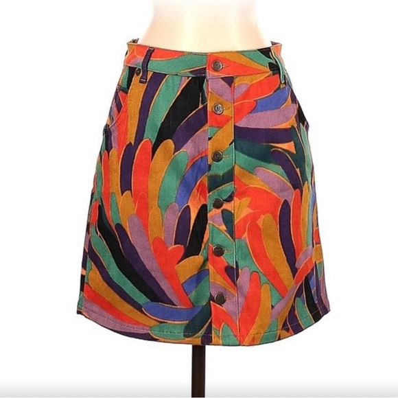 FARM Rio Colorful Mini Skirt - Picture 2 of 3